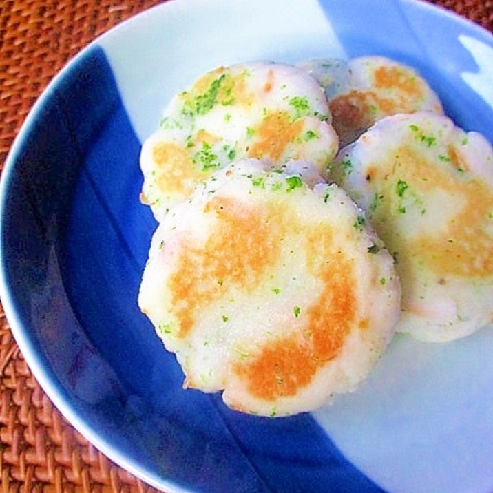 はんぺんバーグ(エビと青海苔と鰹節)